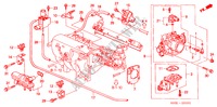 GAS HUIS(SOHC VTEC) voor Honda CIVIC 1.5I 3 deuren 4-traps automatische versnellingsbak 2000