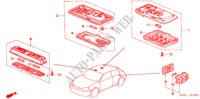 INTERIEUR VERLICHTING voor Honda CIVIC 1.4I 3 deuren 4-traps automatische versnellingsbak 2000
