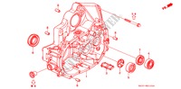 KOPPELING BEHUIZING(SOHC) voor Honda CIVIC 1.4IS 3 deuren 5-versnellings handgeschakelde versnellingsbak 2000