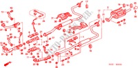 UITLAATPIJP voor Honda CIVIC 1.6VTI 3 deuren 5-versnellings handgeschakelde versnellingsbak 2000