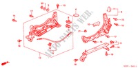 V. ZITTING COMPONENTEN (L.) (2) voor Honda CIVIC 1.6IES 3 deuren CVT versnellingsbak 2000