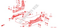V. ZITTING COMPONENTEN (R.) (1) voor Honda CIVIC 1.6VTI 3 deuren 5-versnellings handgeschakelde versnellingsbak 2000