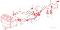 WATERKLEP voor Honda CIVIC 1.4I 3 deuren 5-versnellings handgeschakelde versnellingsbak 2000