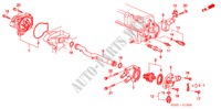 WATERPOMP/SENSOR (SOHC/SOHC VTEC) voor Honda CIVIC 1.5I 3 deuren 4-traps automatische versnellingsbak 2000