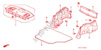 ACHTER HOUDER/KOFFERBAK ZIJDE AFWERKING voor Honda CIVIC 1.5ILS 4 deuren 5-versnellings handgeschakelde versnellingsbak 1998