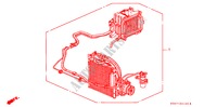 AIRCONDITIONER KIT voor Honda CIVIC 1.4IS 4 deuren 4-traps automatische versnellingsbak 2000