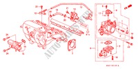 GAS HUIS (1.6L SOHC VTEC) voor Honda CIVIC 1.6ISR 4 deuren 4-traps automatische versnellingsbak 2000
