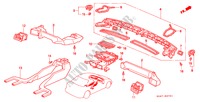 KANAAL(RH) voor Honda CIVIC 1.4I 4 deuren 5-versnellings handgeschakelde versnellingsbak 1996