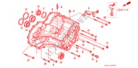 TRANSMISSIE BEHUIZING(1) voor Honda CIVIC 1.4IS 4 deuren 4-traps automatische versnellingsbak 2000