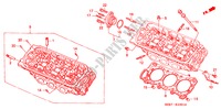 ACHTER CILINDER HOOFD voor Honda ODYSSEY EXL 5 deuren 5-traps automatische versnellingsbak 2003
