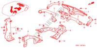 KANAAL voor Honda ODYSSEY EXI 5 deuren 5-traps automatische versnellingsbak 2003