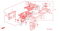 MIDDEN TAFEL voor Honda ODYSSEY EXI 5 deuren 4-traps automatische versnellingsbak 2001