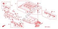 SPRUITSTUK AFDEKKING ( '01) voor Honda ODYSSEY EXI 5 deuren 4-traps automatische versnellingsbak 2001