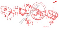 STUURWIEL(SRS)('02 ) voor Honda ODYSSEY EXI 5 deuren 5-traps automatische versnellingsbak 2004
