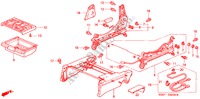 V. ZITTING COMPONENTEN(R.) voor Honda ODYSSEY EXL 5 deuren 5-traps automatische versnellingsbak 2003