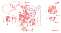 VERWARMING AANJAGER voor Honda ODYSSEY EXI 5 deuren 4-traps automatische versnellingsbak 2000
