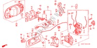 VOOR PORTIER SLOTEN/ BUITEN HENDEL voor Honda ODYSSEY EXL 5 deuren 5-traps automatische versnellingsbak 2003