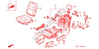 VOOR ZITTING(ZIJ AIRBAG) (R.) ('02 ) voor Honda ODYSSEY EXL 5 deuren 5-traps automatische versnellingsbak 2003