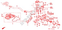 WATERPOMP/SENSOR voor Honda ODYSSEY EXL 5 deuren 5-traps automatische versnellingsbak 2003