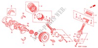 ZUIGER/KRUKAS voor Honda ODYSSEY EXI 5 deuren 4-traps automatische versnellingsbak 2000