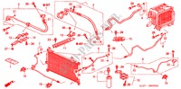 AIRCONDITIONER (SLANGEN/PIJPEN)(LH) voor Honda CR-V BASE 5 deuren 4-traps automatische versnellingsbak 2000