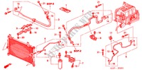 AIRCONDITIONER (SLANGEN/PIJPEN)(RH) voor Honda CR-V RVSI 5 deuren 5-versnellings handgeschakelde versnellingsbak 1998