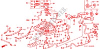 BRANDSTOF TANK voor Honda CR-V RVI 5 deuren 5-versnellings handgeschakelde versnellingsbak 2000