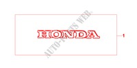 EMBLEEM GOUD voor Honda CR-V BASE 5 deuren 5-versnellings handgeschakelde versnellingsbak 2000