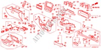 INSTRUMENTEN AFWERKING(RH) voor Honda CR-V RVI 5 deuren 4-traps automatische versnellingsbak 2000