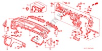 INSTRUMENTEN PANEEL(LH) voor Honda CR-V BASE 5 deuren 4-traps automatische versnellingsbak 2000