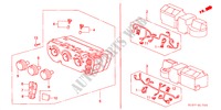 VERWARMING REGELAAR voor Honda CR-V RVI 5 deuren 4-traps automatische versnellingsbak 2000