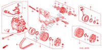 AIRCONDITIONER (COMPRESSOR) voor Honda CR-V RVI 5 deuren 4-traps automatische versnellingsbak 2001