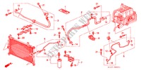 AIRCONDITIONER (SLANGEN/PIJPEN) (RH) voor Honda CR-V RVSI 5 deuren 4-traps automatische versnellingsbak 2001