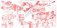 COMBINATIESCHAKELAAR(LH) voor Honda CR-V RVSI 5 deuren 5-versnellings handgeschakelde versnellingsbak 2001