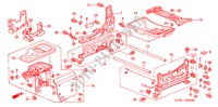 V. ZITTING COMPONENTEN (R.) voor Honda CR-V RVSI 5 deuren 4-traps automatische versnellingsbak 2001