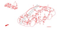 BEDRADINGSBUNDEL(RH) voor Honda ACCORD TYPE R 4 deuren 5-versnellings handgeschakelde versnellingsbak 1999