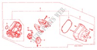 DISTRIBUTEUR (LUCAS AUTOMOTIVE LTD.) voor Honda ACCORD 1.8IES 4 deuren 4-traps automatische versnellingsbak 1999