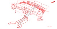 KANAAL(RH) voor Honda ACCORD 1.8IES 4 deuren 4-traps automatische versnellingsbak 1999