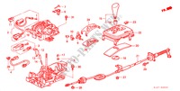 KEUZEHENDEL(LH) voor Honda ACCORD 1.8IES 4 deuren 4-traps automatische versnellingsbak 1999
