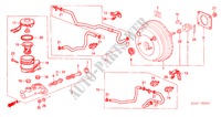 REM HOOFDCILINDER/ HOOFDSPANNING(DIESEL) voor Honda ACCORD 2.0ITD 4 deuren 5-versnellings handgeschakelde versnellingsbak 1999