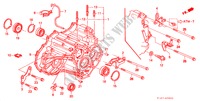 TRANSMISSIE BEHUIZING voor Honda ACCORD 1.8IES 4 deuren 4-traps automatische versnellingsbak 1999