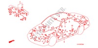 BEDRADINGSBUNDEL(LH) voor Honda ACCORD 2.0ILS 4 deuren 4-traps automatische versnellingsbak 2000