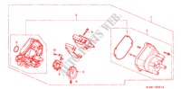 DISTRIBUTEUR(HITACHI) voor Honda ACCORD 2.0IES 4 deuren 4-traps automatische versnellingsbak 2001