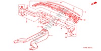 KANAAL(RH) voor Honda ACCORD 1.8IES 4 deuren 4-traps automatische versnellingsbak 2000