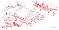 KAP(RH) voor Honda ACCORD 2.0IES 4 deuren 4-traps automatische versnellingsbak 2000