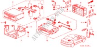 NAVIGATIE UNIT voor Honda ACCORD 1.8IES 4 deuren 5-versnellings handgeschakelde versnellingsbak 2000