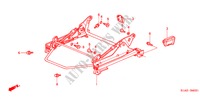 V. ZITTING COMPONENTEN (R.)(2) voor Honda ACCORD 1.8IES 4 deuren 4-traps automatische versnellingsbak 2000