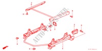 V. ZITTING COMPONENTEN (RECARO) voor Honda ACCORD TYPE R 4 deuren 5-versnellings handgeschakelde versnellingsbak 2000
