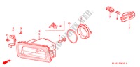 VOOR COMBINATIELICHT voor Honda ACCORD 1.6IS 4 deuren 5-versnellings handgeschakelde versnellingsbak 2000