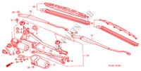 VOOR RUITESPROEIER (RH) voor Honda ACCORD 1.8IS 4 deuren 5-versnellings handgeschakelde versnellingsbak 2000